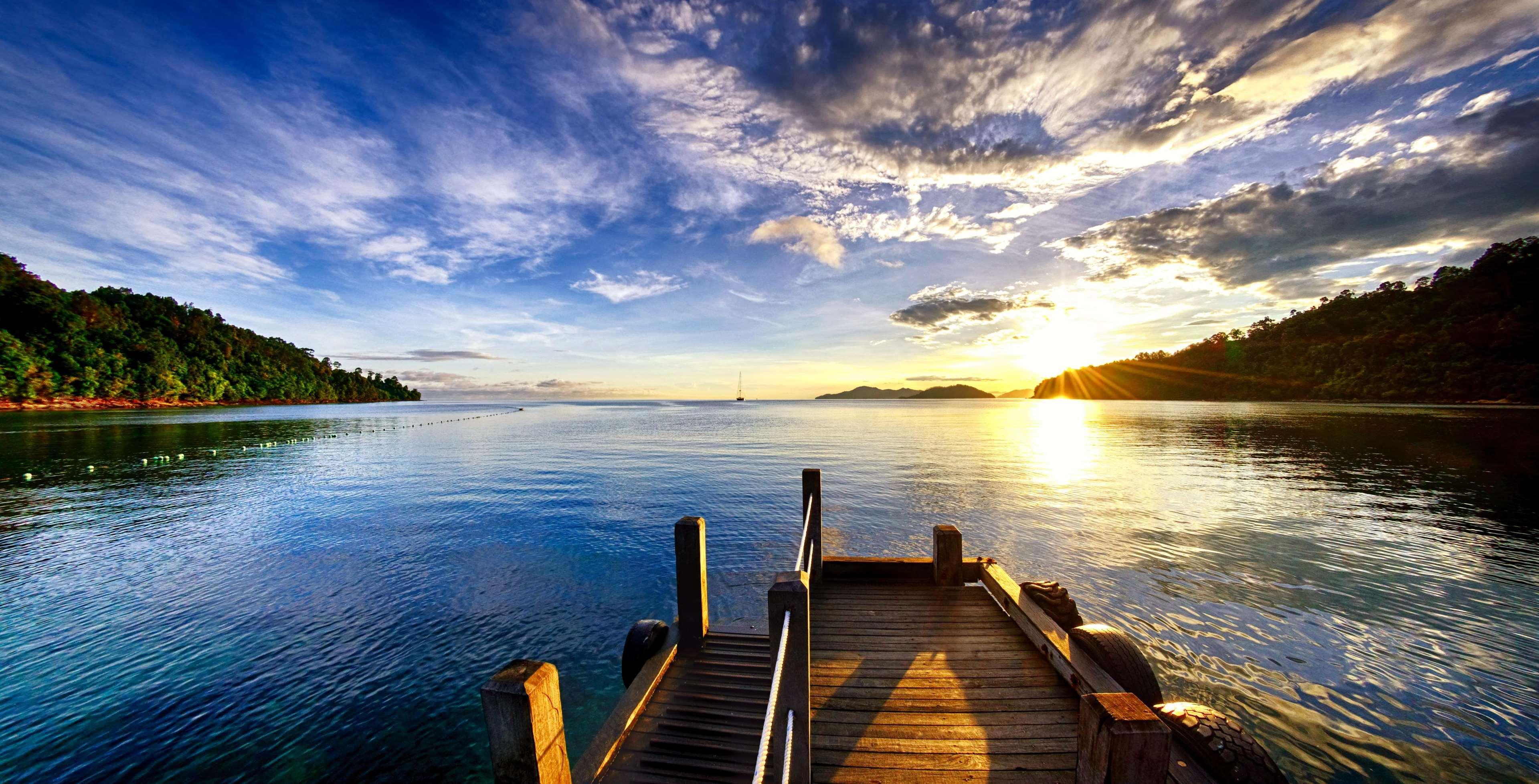 Bunga Raya Island Resort & Spa Gaya Island Exterior foto