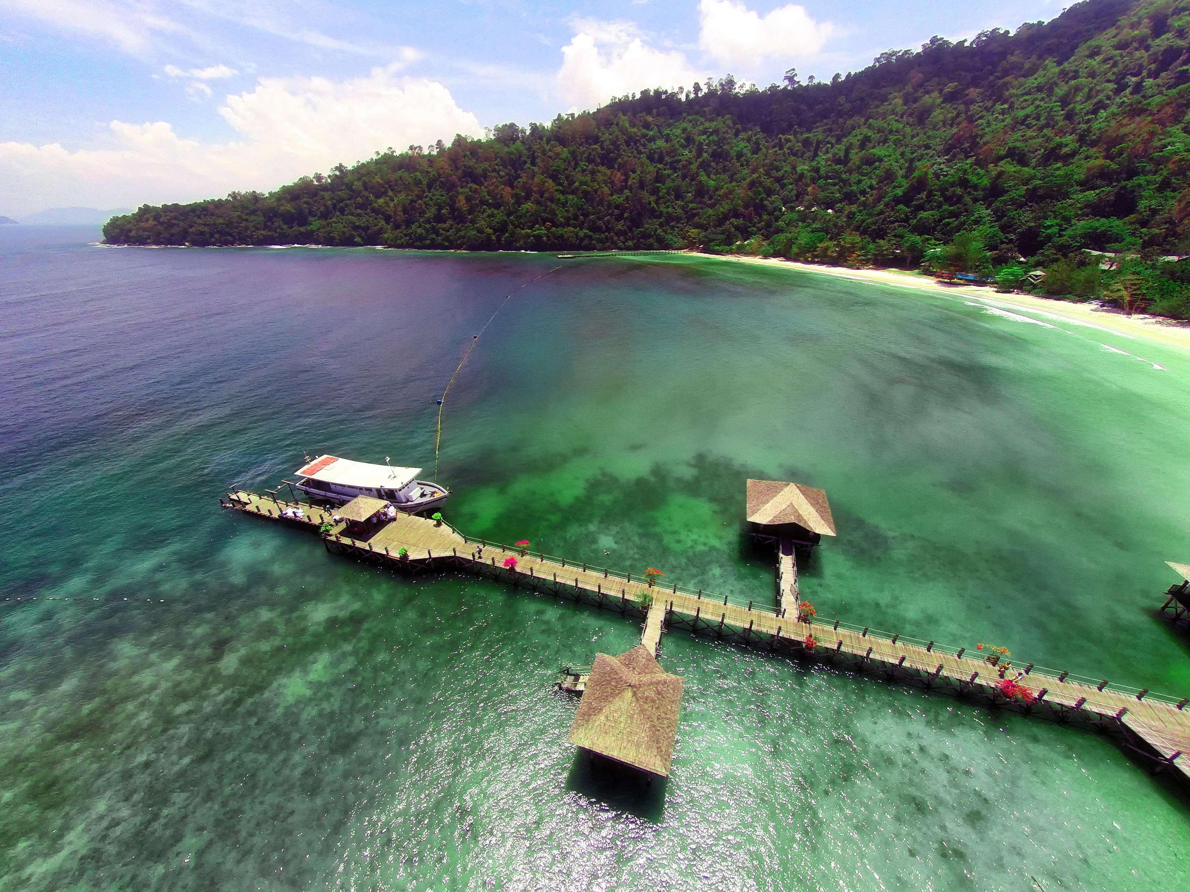 Bunga Raya Island Resort & Spa Gaya Island Exterior foto