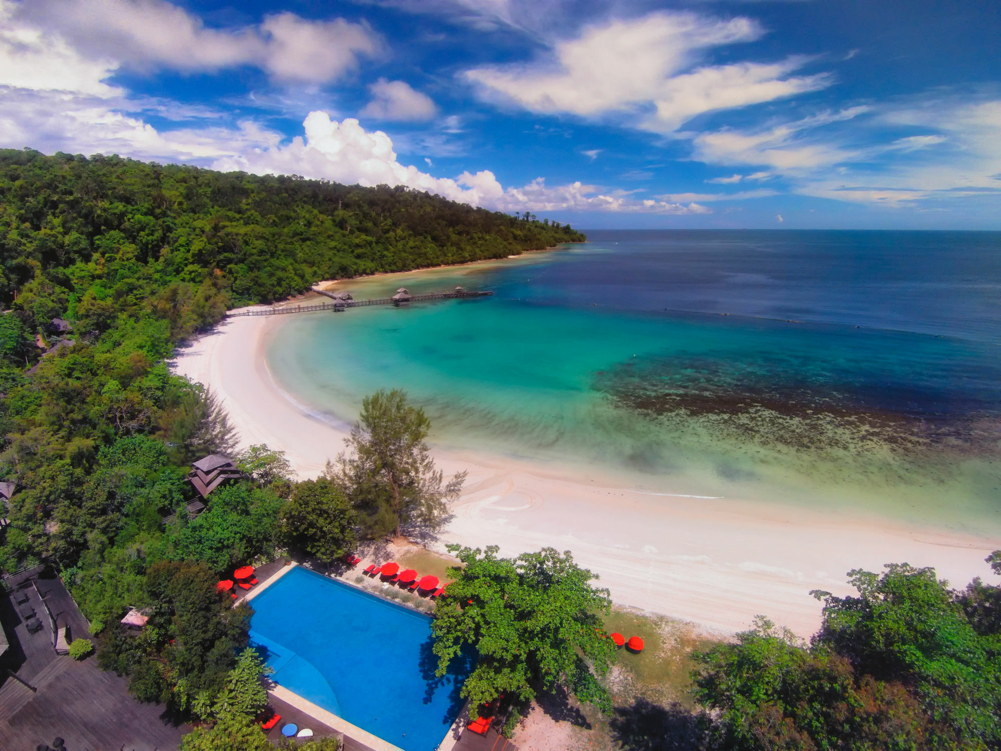 Bunga Raya Island Resort & Spa Gaya Island Exterior foto